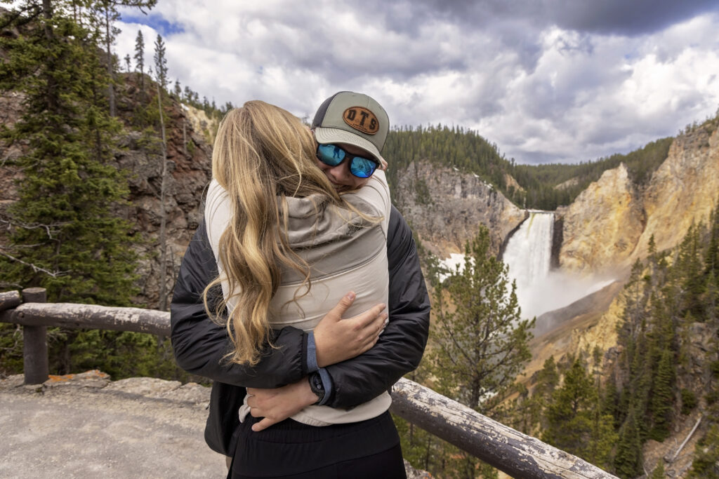 Just Engaged in Yellowstone National Park